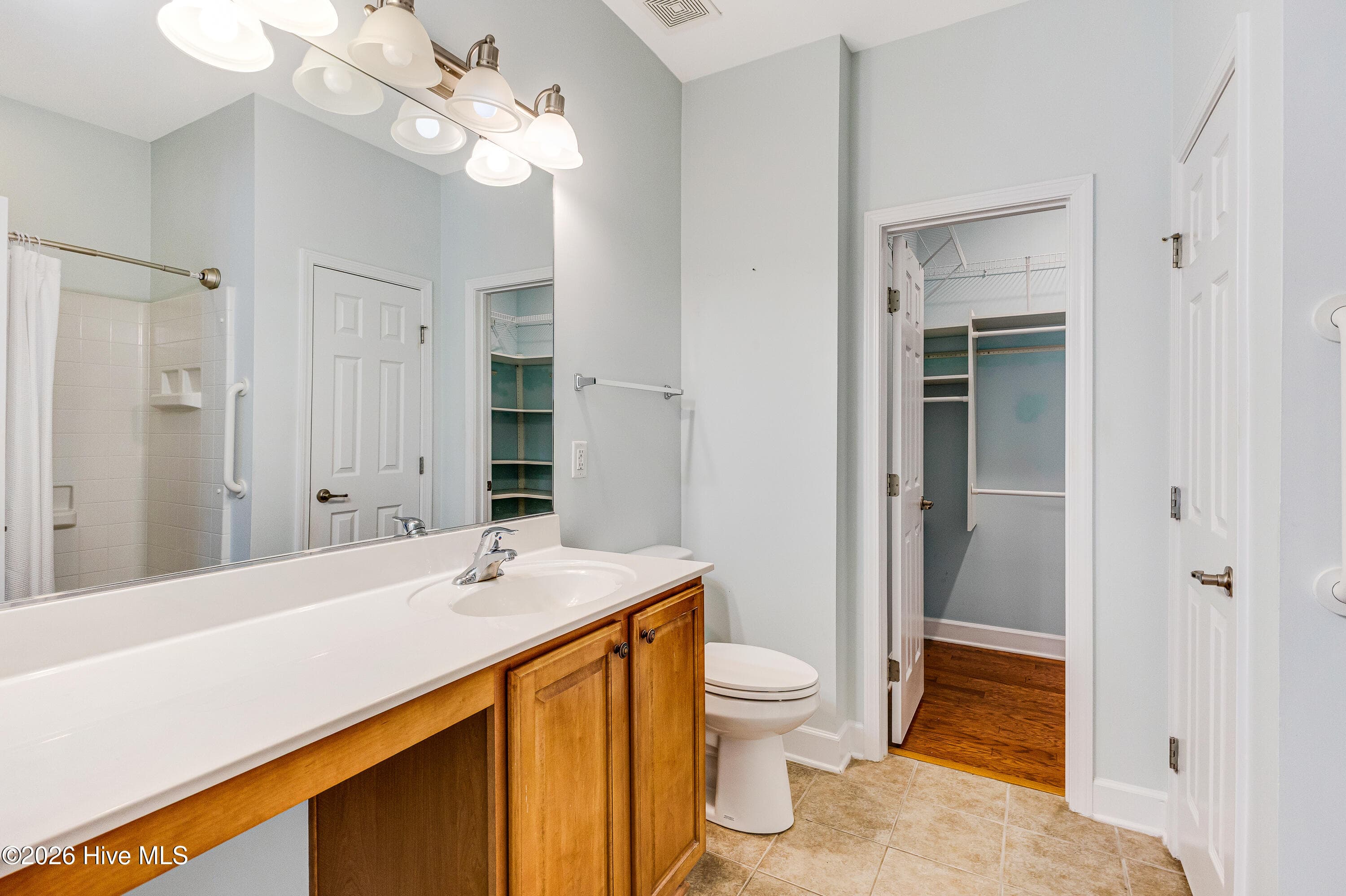 Primary Bath with Linen and walkin closet - 4020 Norseman Loop Unit 2, Southport, NC 28461