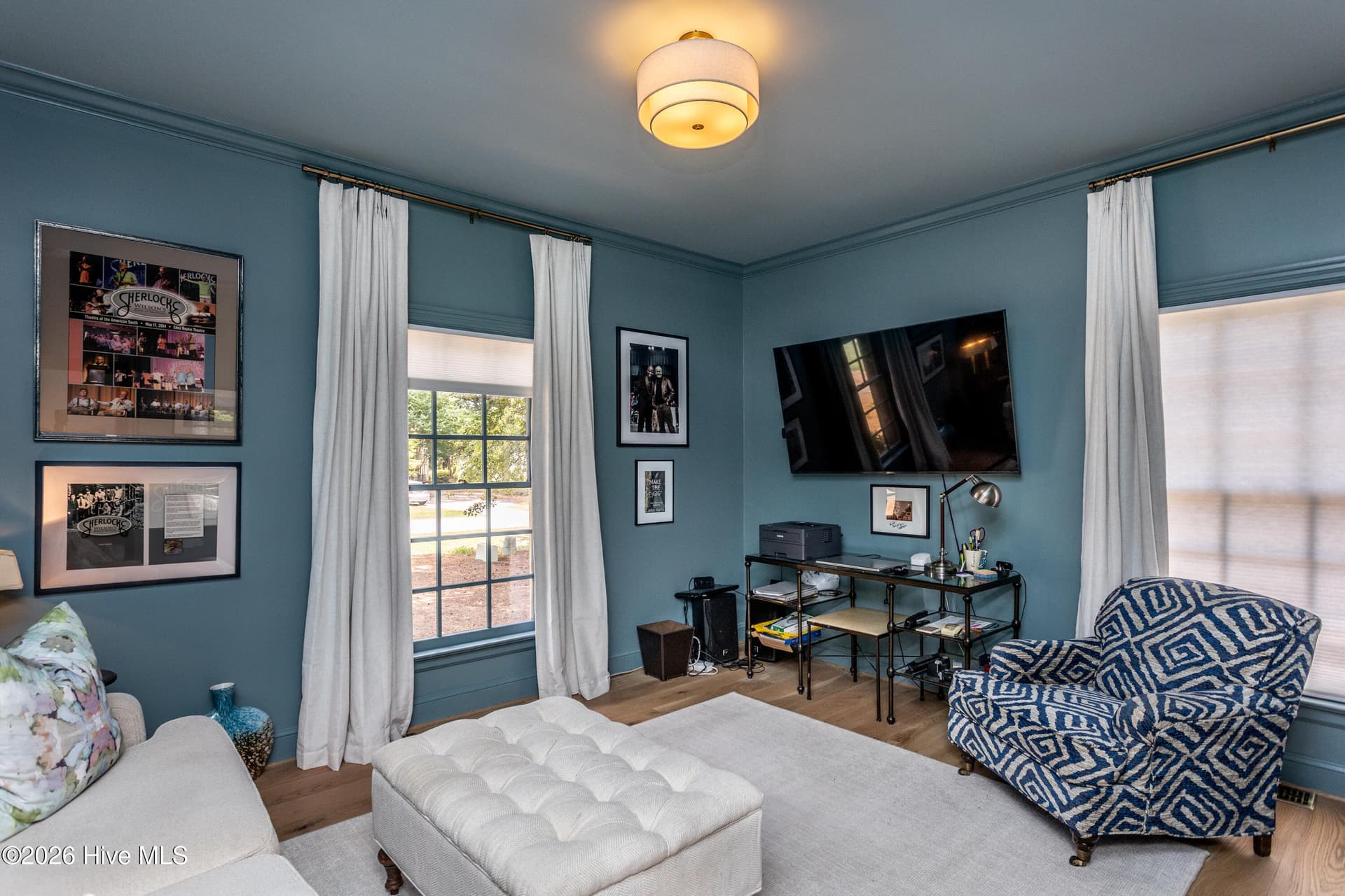 Guest room used by sellers as cozy music room - 5050 Country Club Drive N, Wilson, NC 27896