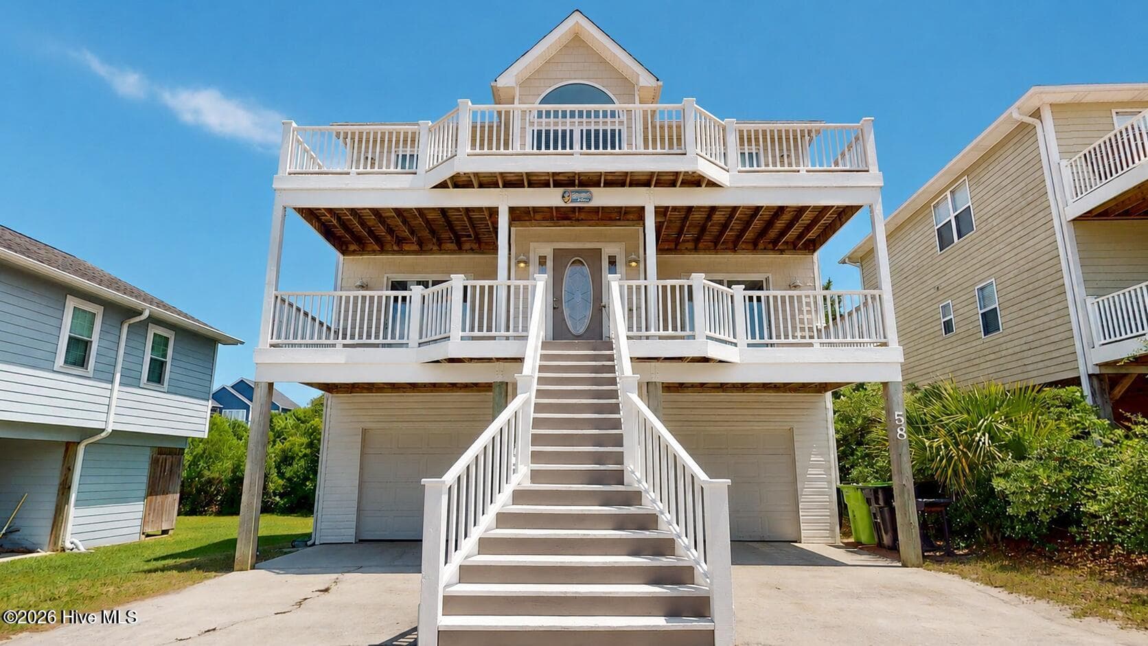 Virtual image with alternative exterior paint color - 58 N Ridge, Surf City, NC 28445