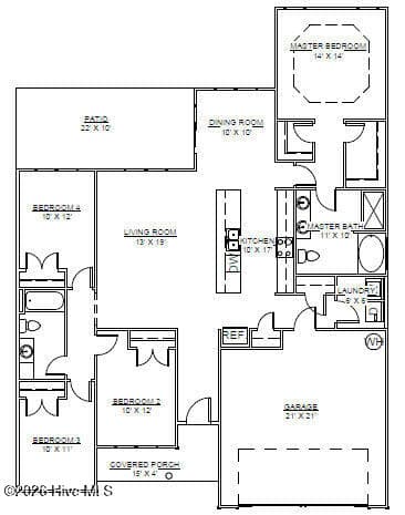 Single Family Residence at 3005 Bluewater Boulevard, New Bern, NC 28562, photo 7 of 18