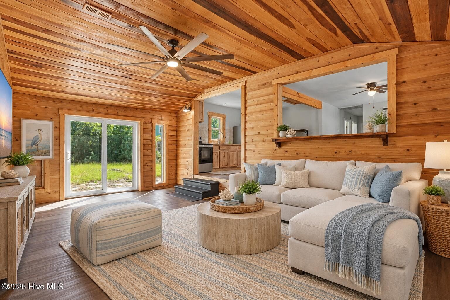 Virtual Staged Family Room - 124 N Middleton Avenue, Oak Island, NC 28465, Oak Island