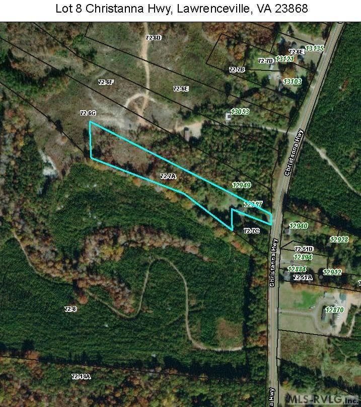 Acreage,Residential Lot-Restricted,Unimproved Land at Lot# 8 Christanna Hwy, Lawrenceville VA 23868, Lawrenceville, photo 3 of 7