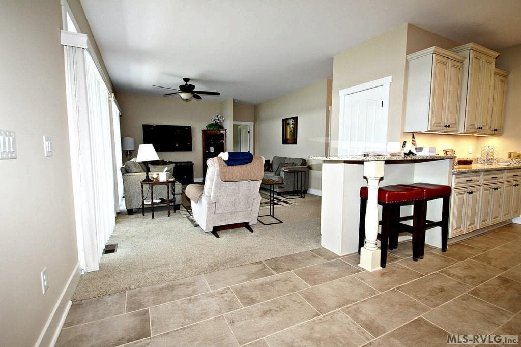Kitchen to Living Area
