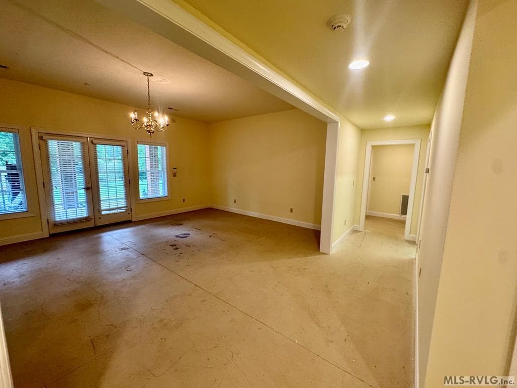 The Lower Level Living Area
