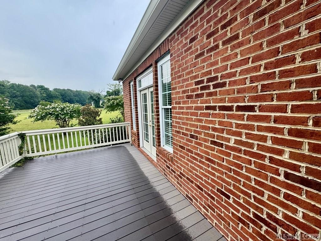 The Private Deck off the Primary Suite