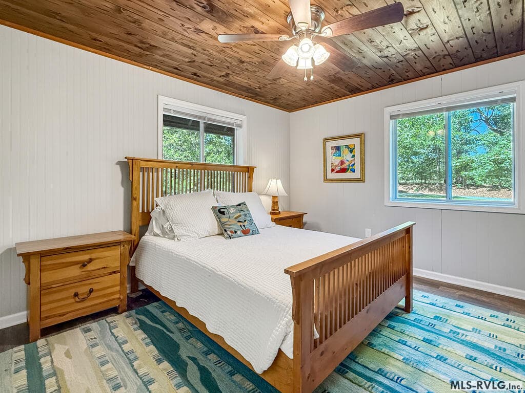 Primary bedroom on main floor - 639 Holly Grove Ln, Bracey VA 23919, Bracey