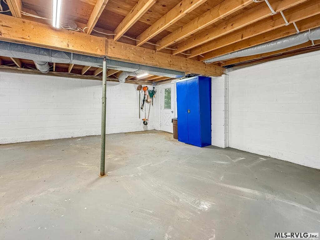walkout basement, could be a rec room, bedroom, endless opportunities - 639 Holly Grove Ln, Bracey VA 23919, Bracey