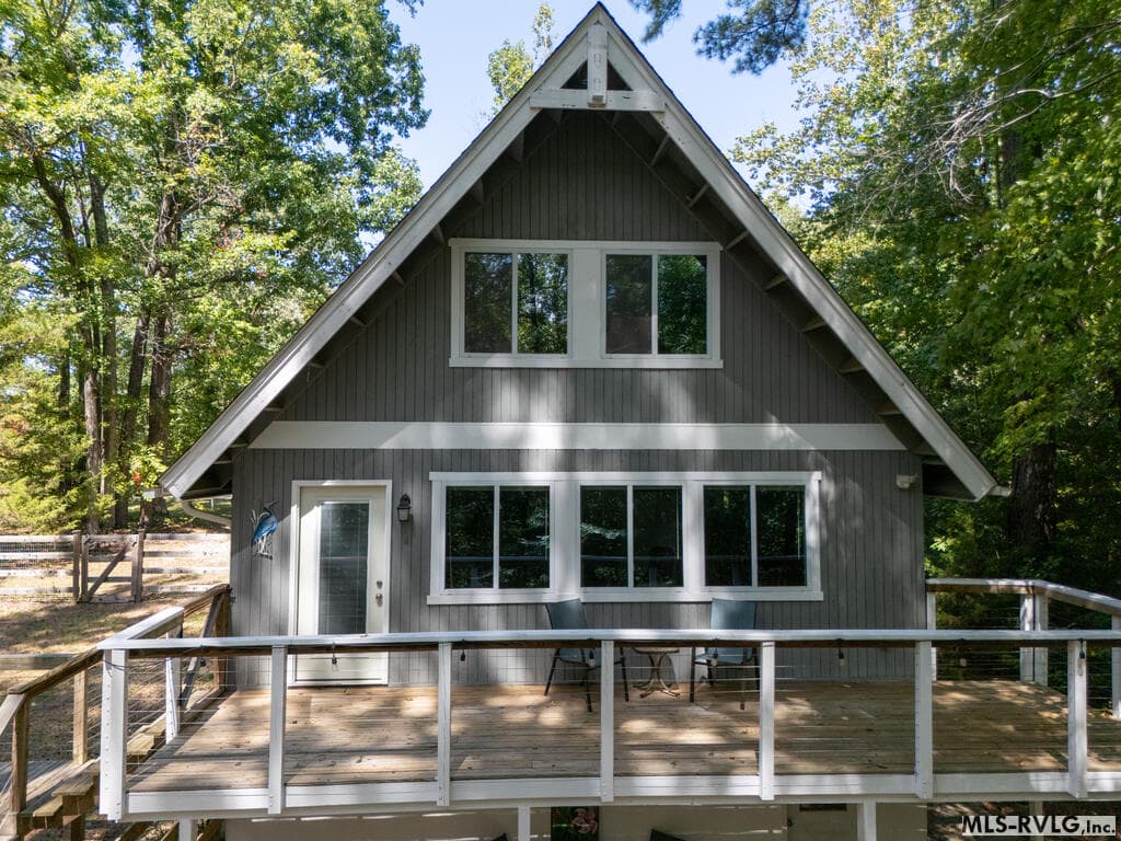 Large deck off the back of the house - 639 Holly Grove Ln, Bracey VA 23919, Bracey