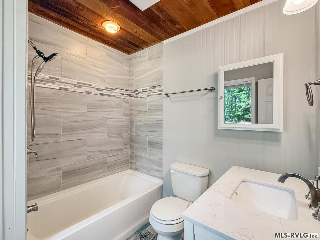 Updated full bath - 639 Holly Grove Ln, Bracey VA 23919, Bracey