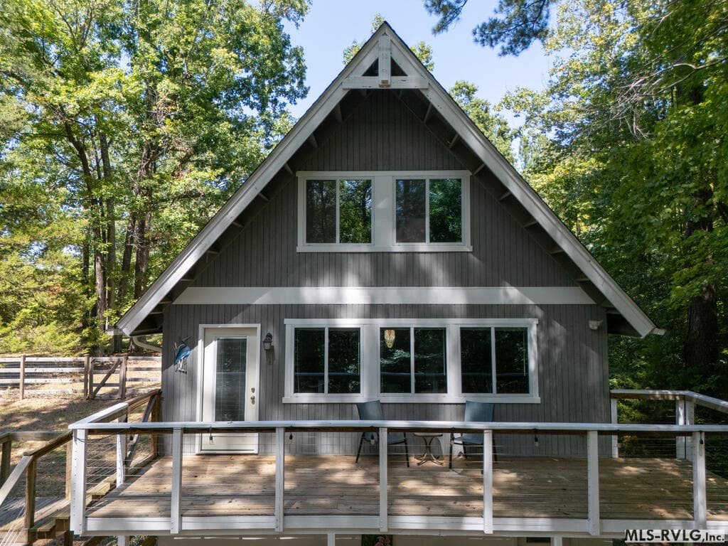 Large deck off the back of the house - 639 Holly Grove Ln, Bracey VA 23919, Bracey