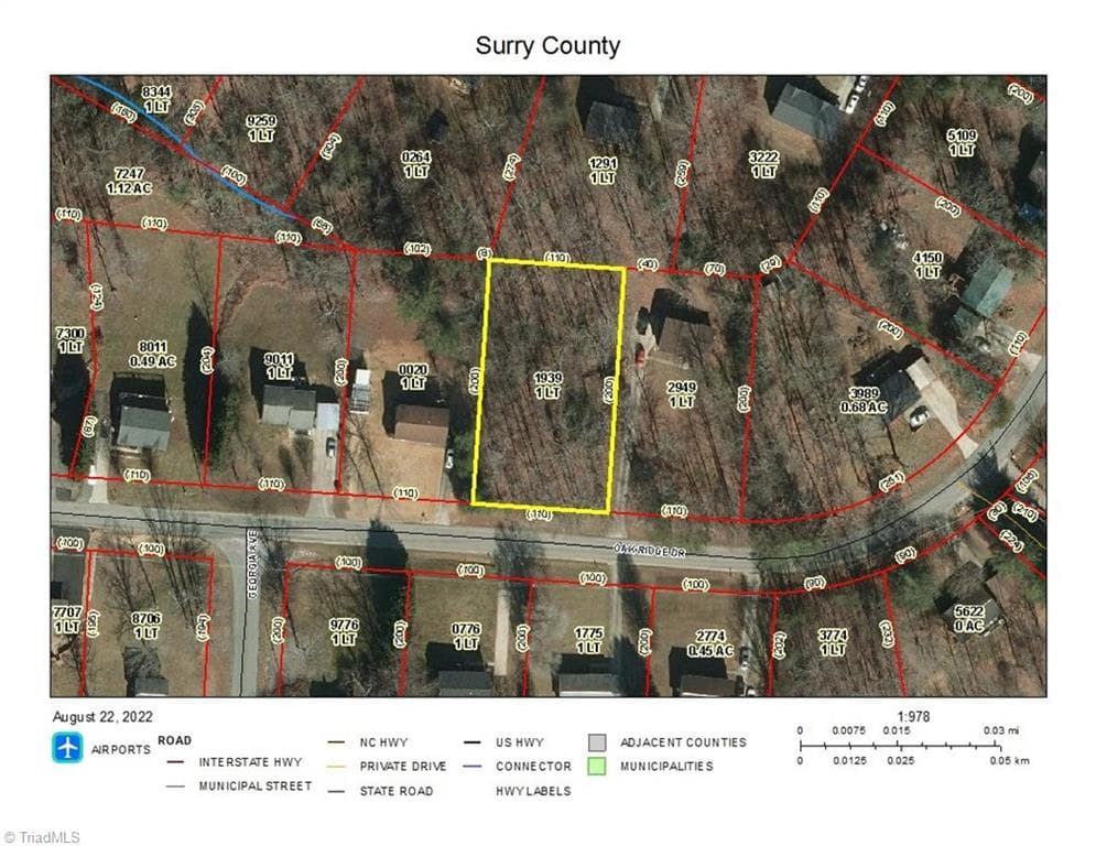 Unimproved Land at 0 Oak Ridge Court, Mount Airy NC 27030, photo 2 of 5
