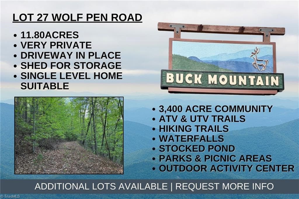 Lot 27 Wolf Pen Road, Purlear NC 28665