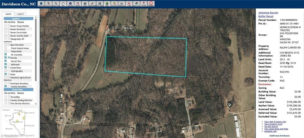 0 Ralph Craver Road, Lexington NC 27295