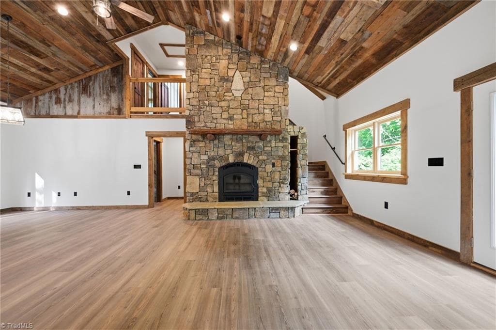 Stick/Site Built at 486 Hunter-Lysik Way, Laurel Springs NC 28644, photo 32 of 32