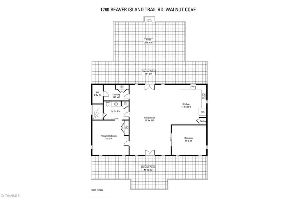 Stick/Site Built at 1260 Beaver Island Trail Road, Walnut Cove NC 27052, photo 34 of 47
