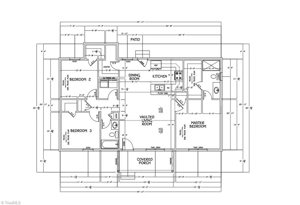 Stick/Site Built at 7424 Corvette Lane, Walkertown NC 27051, Walkertown, photo 2 of 21