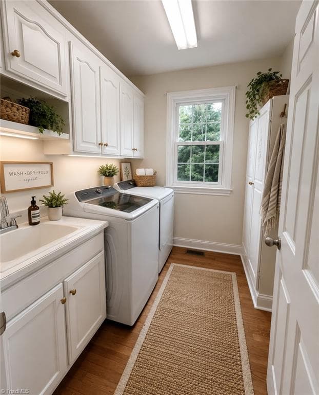 Virtually Staged Laundry Room - 6705 Polo Farms Drive, Summerfield NC 27358, Summerfield