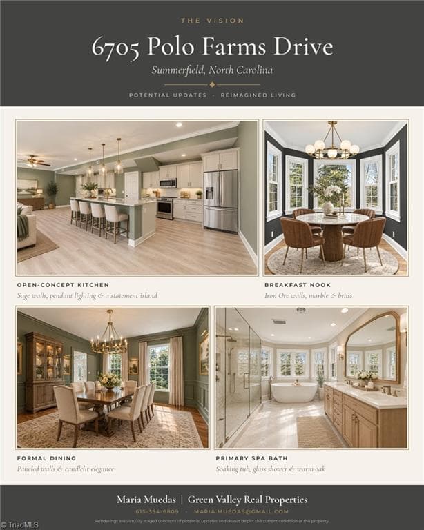 Design ideas for your imagination - 6705 Polo Farms Drive, Summerfield NC 27358, Summerfield