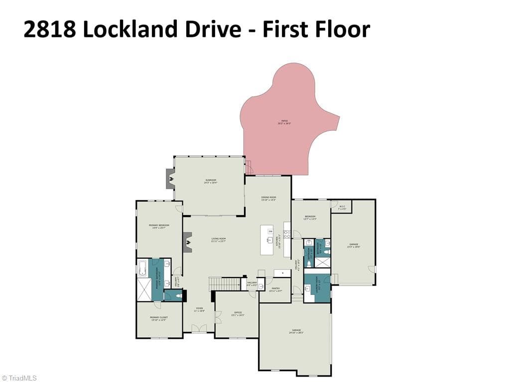 Stick/Site Built at 2818 Lockland Drive, Oak Ridge NC 27310, Oak Ridge, photo 97 of 100