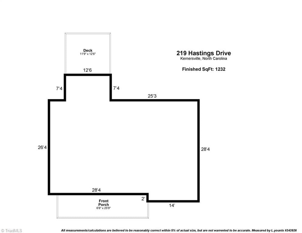 Stick/Site Built at 219 Hastings Drive, Kernersville NC 27284, photo 29 of 29
