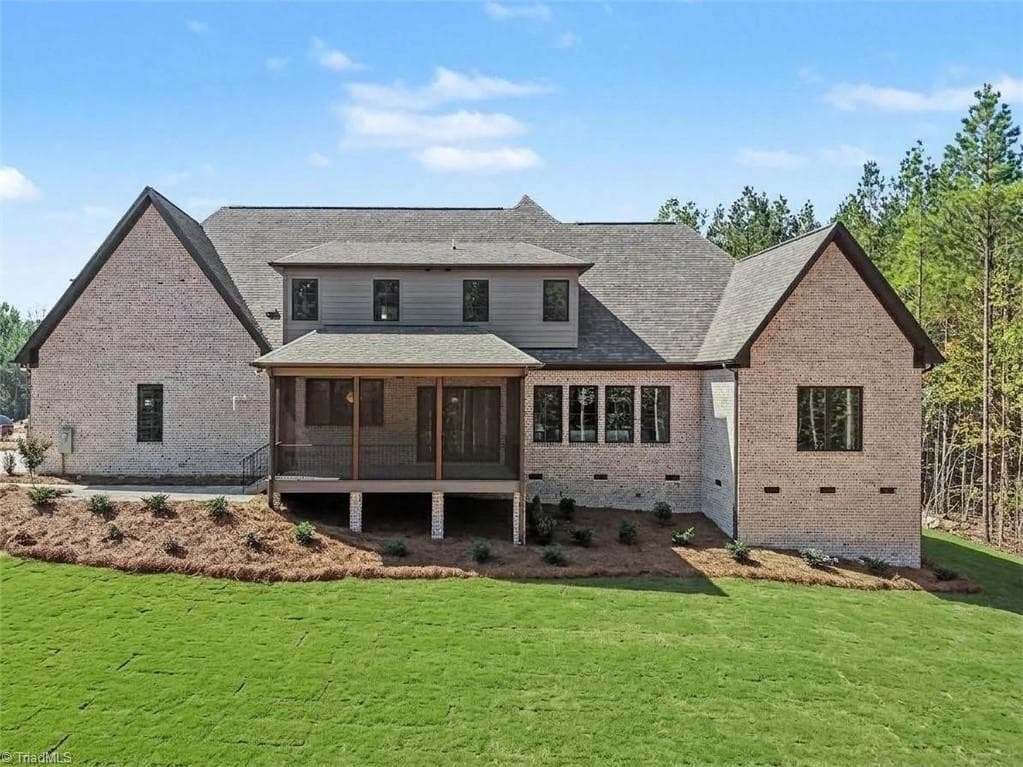 Virtually Enhanced photo adding grass - 7685 Manderley Drive, Oak Ridge NC 27310, Oak Ridge