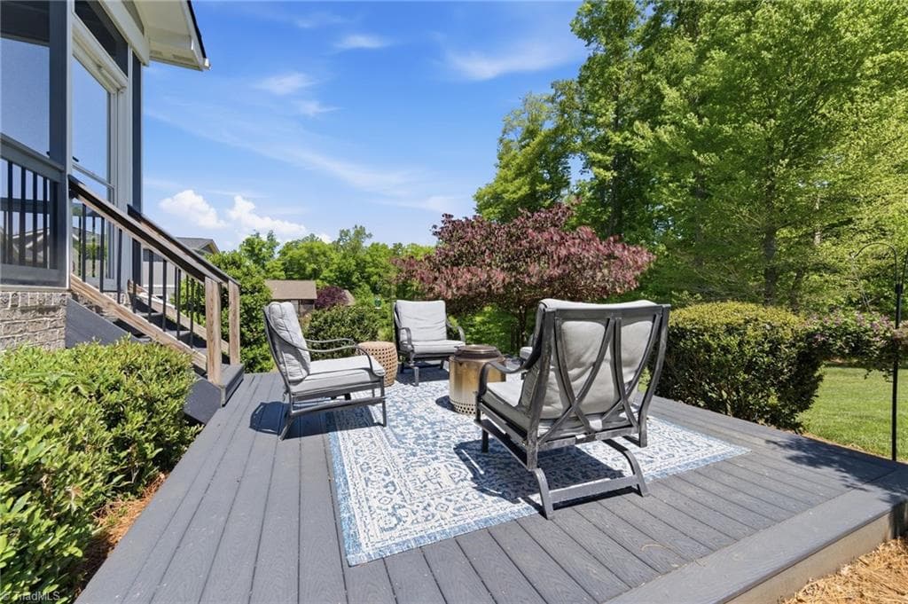 Back deck - 639 Lissara Lodge Drive, Lewisville NC 27023, Lewisville