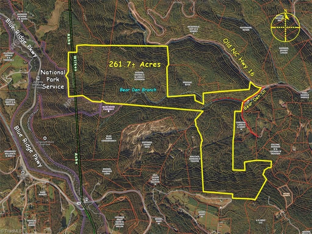 Unimproved Land at 000 N Old NC Highway 16, Millers Creek NC 28651, photo 2 of 20