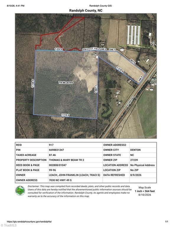 Unimproved Land at 00 NC Highway 49 S, Denton NC 27239, photo 37 of 37