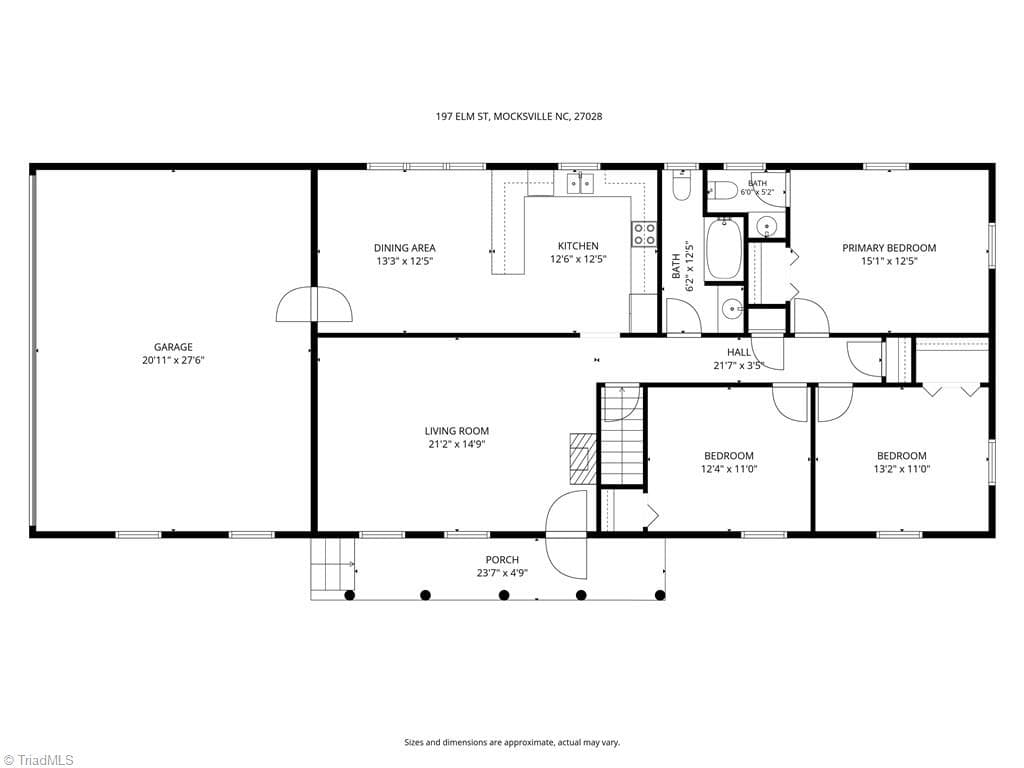 Stick/Site Built at 197 Elm Street, Mocksville NC 27028, photo 37 of 39