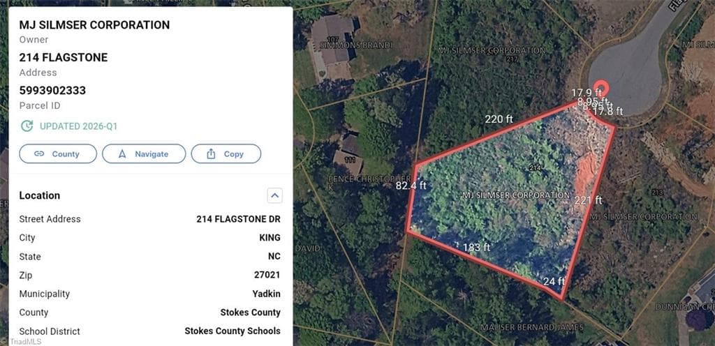 214 Flagstone Drive, King NC 27021