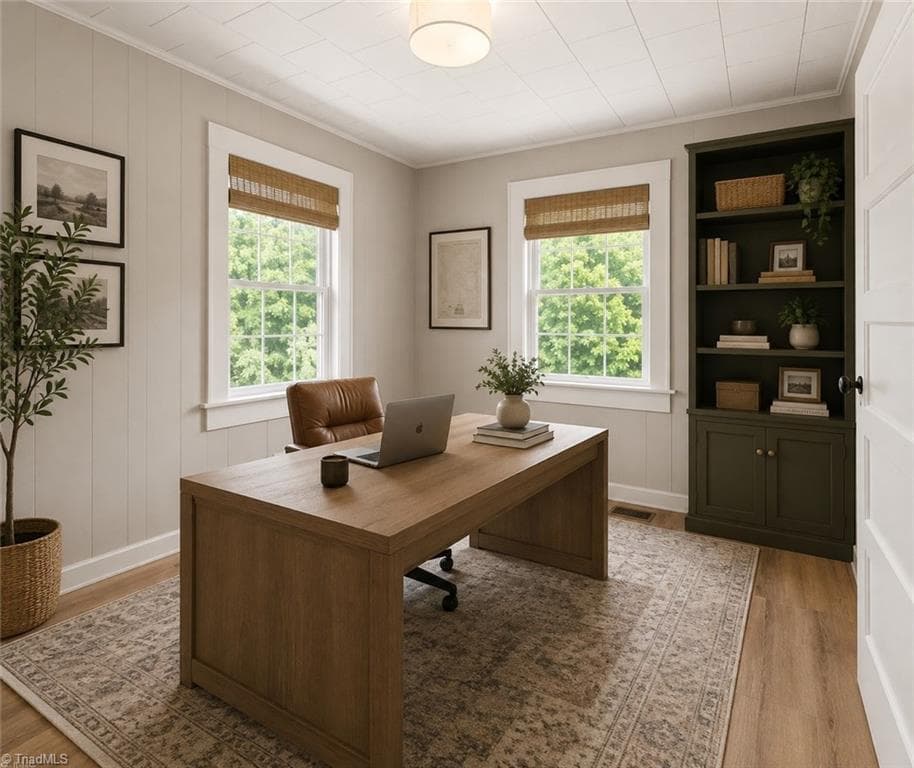 AI Generated Main Flr Bedroom Option - 159 Decatur Avenue, Elkin NC 28621, Elkin