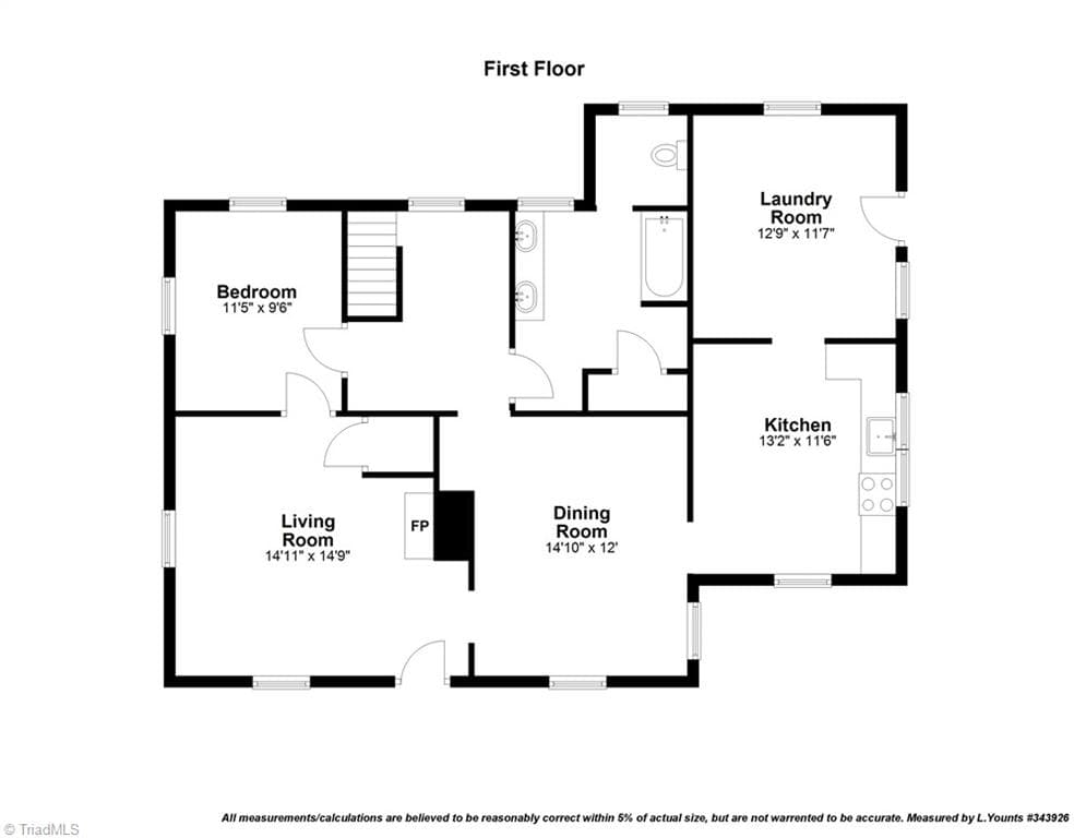 Stick/Site Built at 159 Decatur Avenue, Elkin NC 28621, Elkin, photo 55 of 60