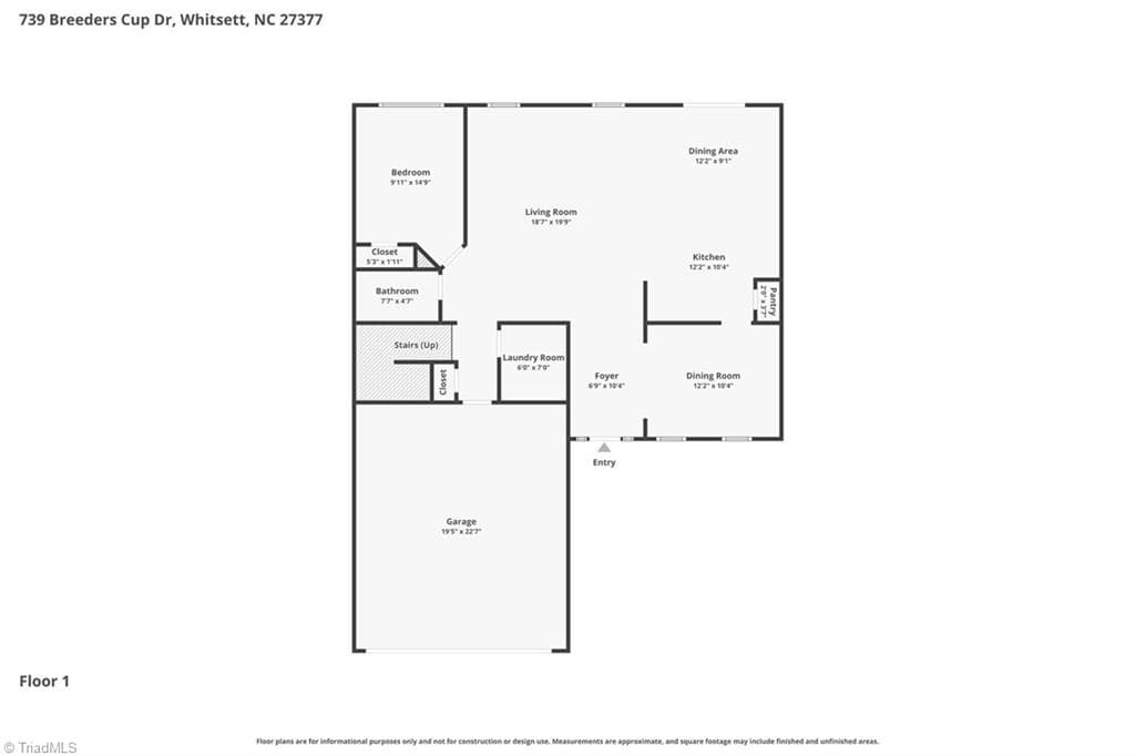 Stick/Site Built at 739 Breeders Cup Drive, Whitsett NC 27377, photo 22 of 22