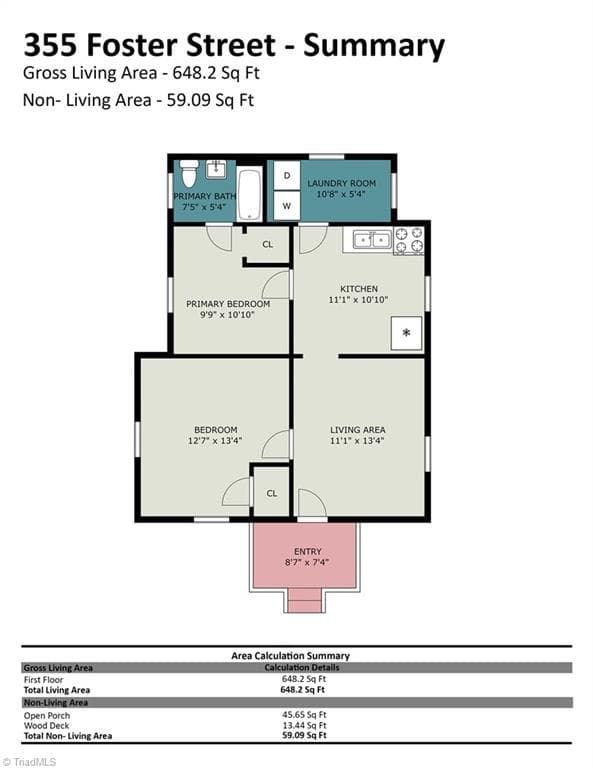 Stick/Site Built at 355 Foster Street, Burlington NC 27217, Burlington, photo 8 of 9