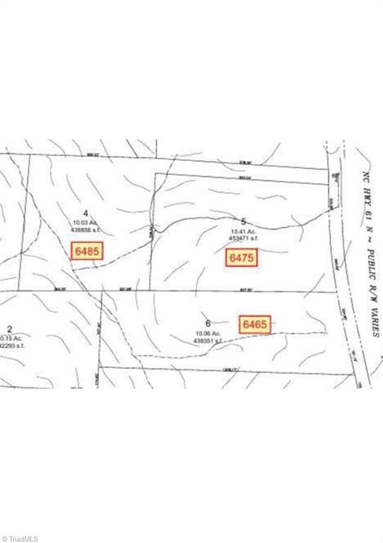 Unimproved Land at 6485 NC Highway 61 N Lot 4, Gibsonville NC 27249, photo 7 of 8