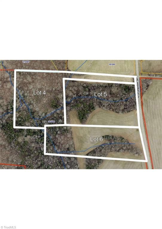 Unimproved Land at 6485 NC Highway 61 N Lot 4, Gibsonville NC 27249, photo 3 of 8