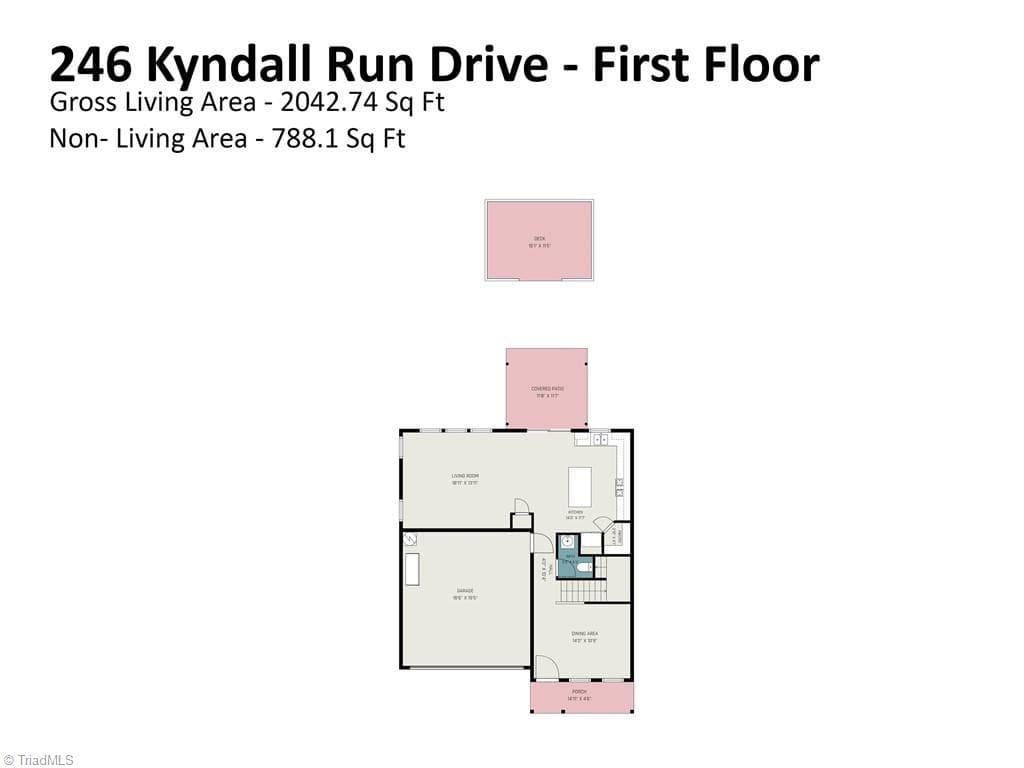 Stick/Site Built at 246 Kyndall Run Drive, Lexington NC 27295, Lexington, photo 34 of 36