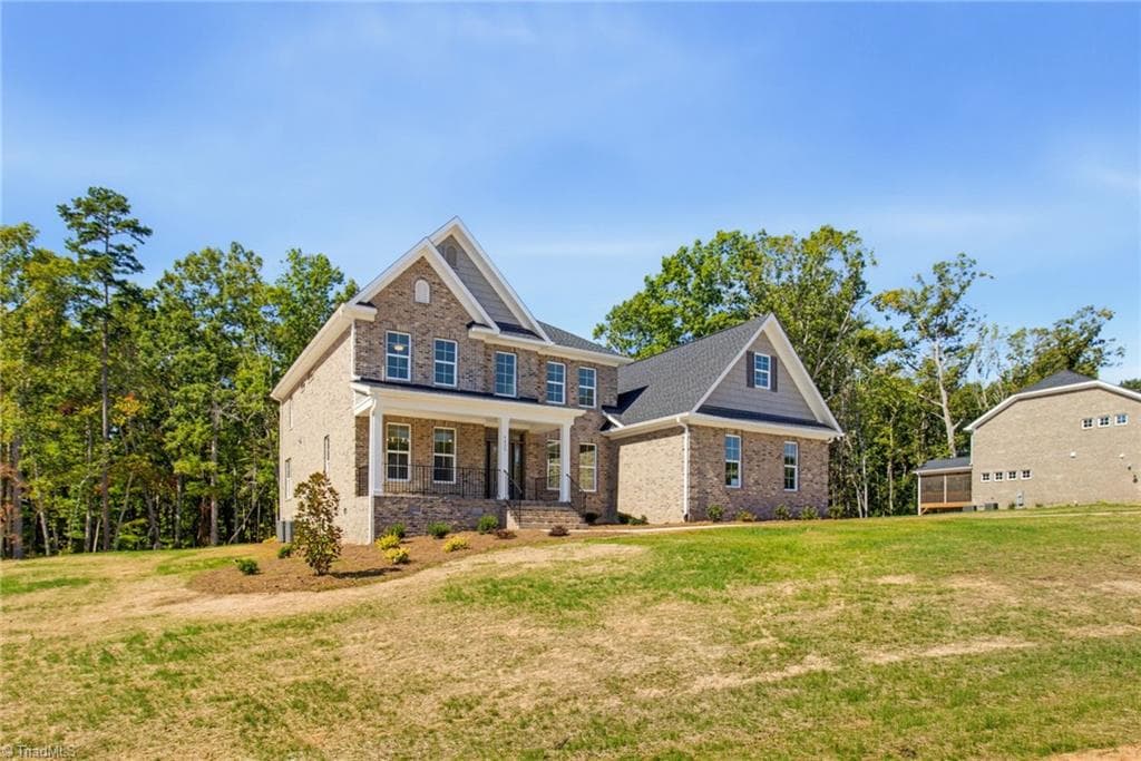 Irvington Brick with gray mortar - 4035 Estate Drive, Lewisville NC 27023, Lewisville