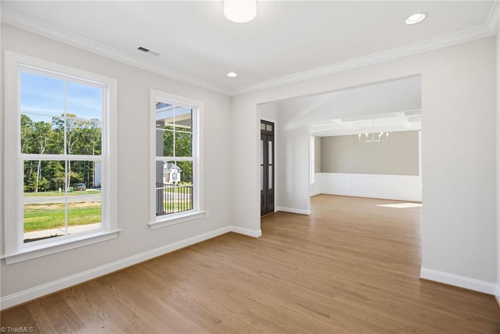 Formal room for office or additional living space - 4035 Estate Drive, Lewisville NC 27023, Lewisville