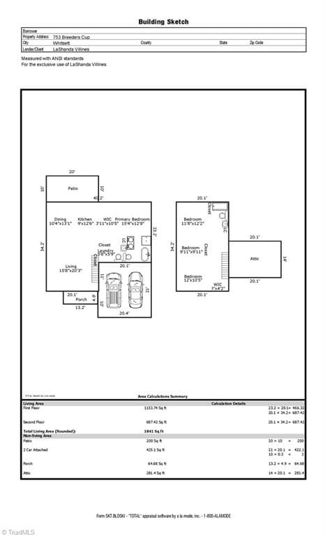 Stick/Site Built at 753 Breeders Cup Drive, Whitsett NC 27377, photo 32 of 32
