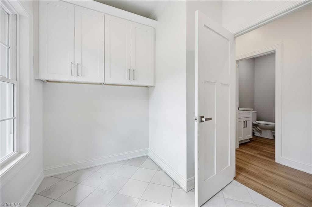 Laundry Room with Utility Sink Located near Garage on Main Level - 2646 Johns Ridge Drive, Asheboro NC 27205, Asheboro