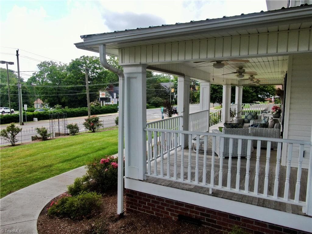 Front Sidewalk - 207 W Main Street # B, Pilot Mountain NC 27041, Pilot Mountain