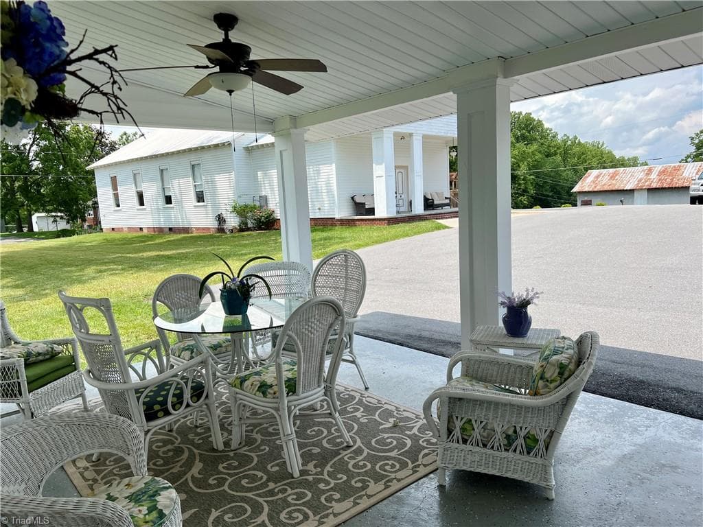 Back porch - 207 W Main Street # B, Pilot Mountain NC 27041, Pilot Mountain
