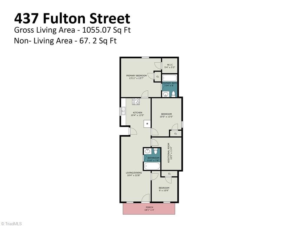 Stick/Site Built at 437 Fulton Street, Burlington NC 27217, photo 14 of 14