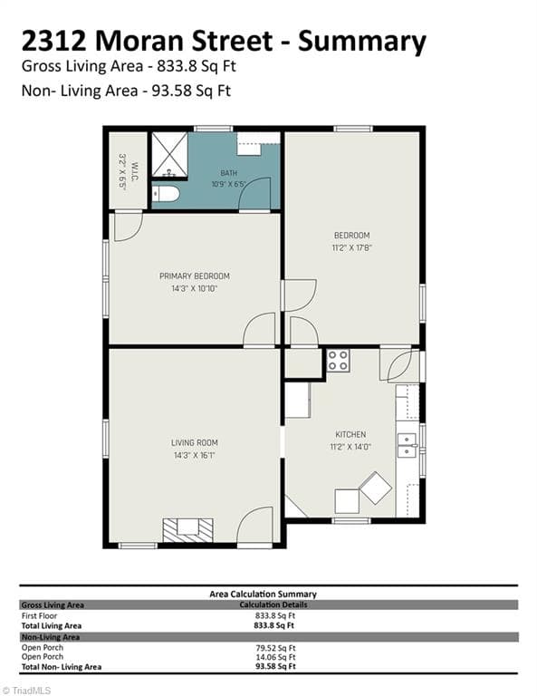 Stick/Site Built at 2312 Moran Street, Burlington NC 27215, Burlington, photo 11 of 12