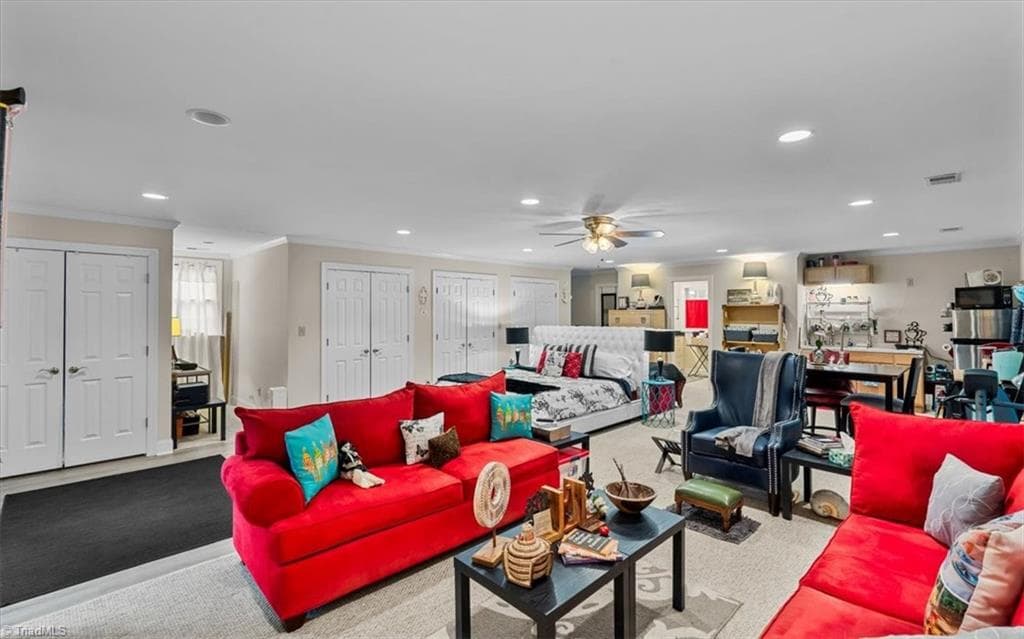 Rent the ADU quarters or stay in the ADU and rent the main house, this prioperty gives the owner options for passive income. - 6352 Turnpike Road, High Point NC 27263, High Point