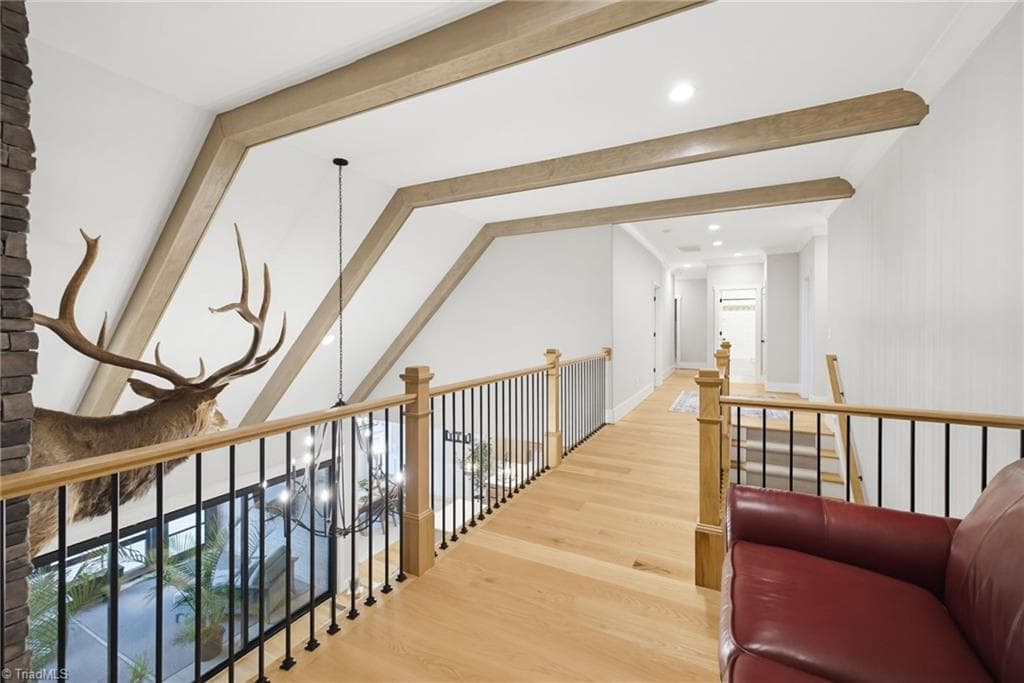 Hardwood flooring on second level. - 5503 Briardenn Court, Summerfield NC 27358, Summerfield