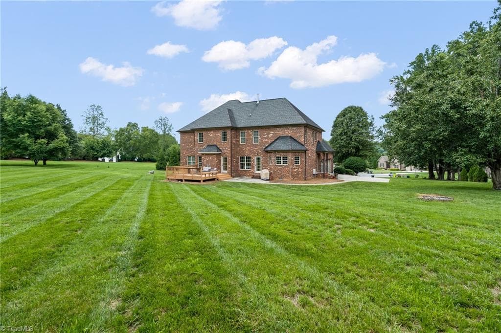 View from the back of the property - 6202 Herons Nest Court, Oak Ridge NC 27310, Oak Ridge