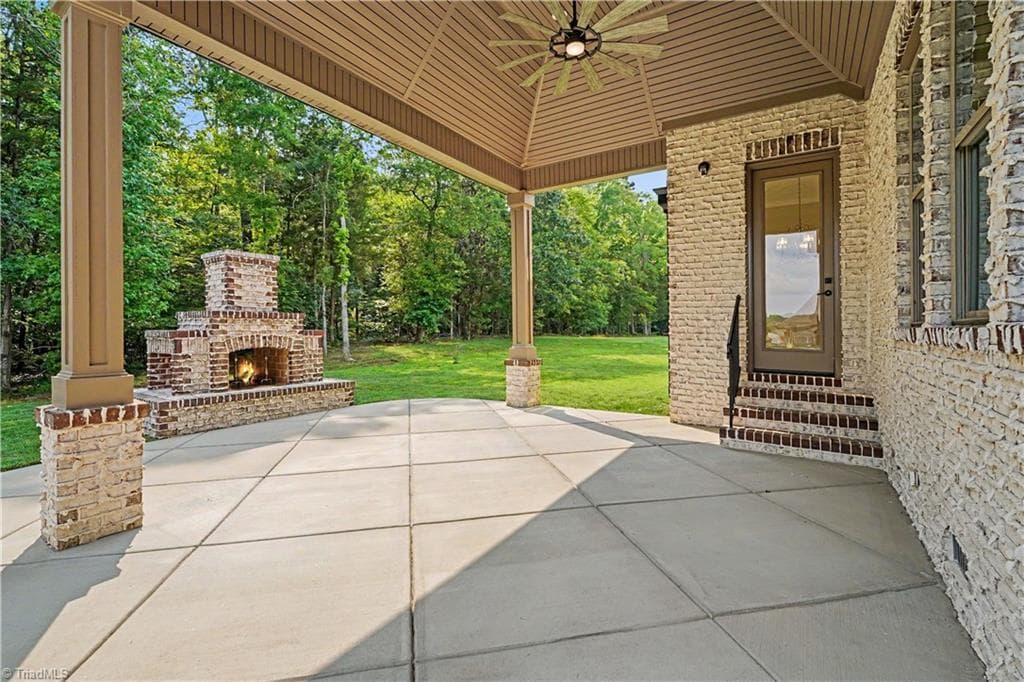 The stunning patio with incredible attention to details is truly a must-see. - 1477 Cappoquin Way, Burlington NC 27215, Burlington