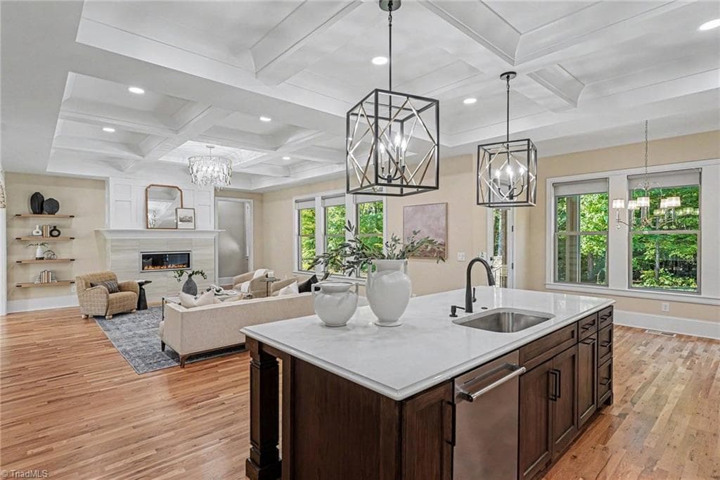 Bright, airy breakfast area located directly off the kitchen, featuring abundant natural light. - 1477 Cappoquin Way, Burlington NC 27215, Burlington